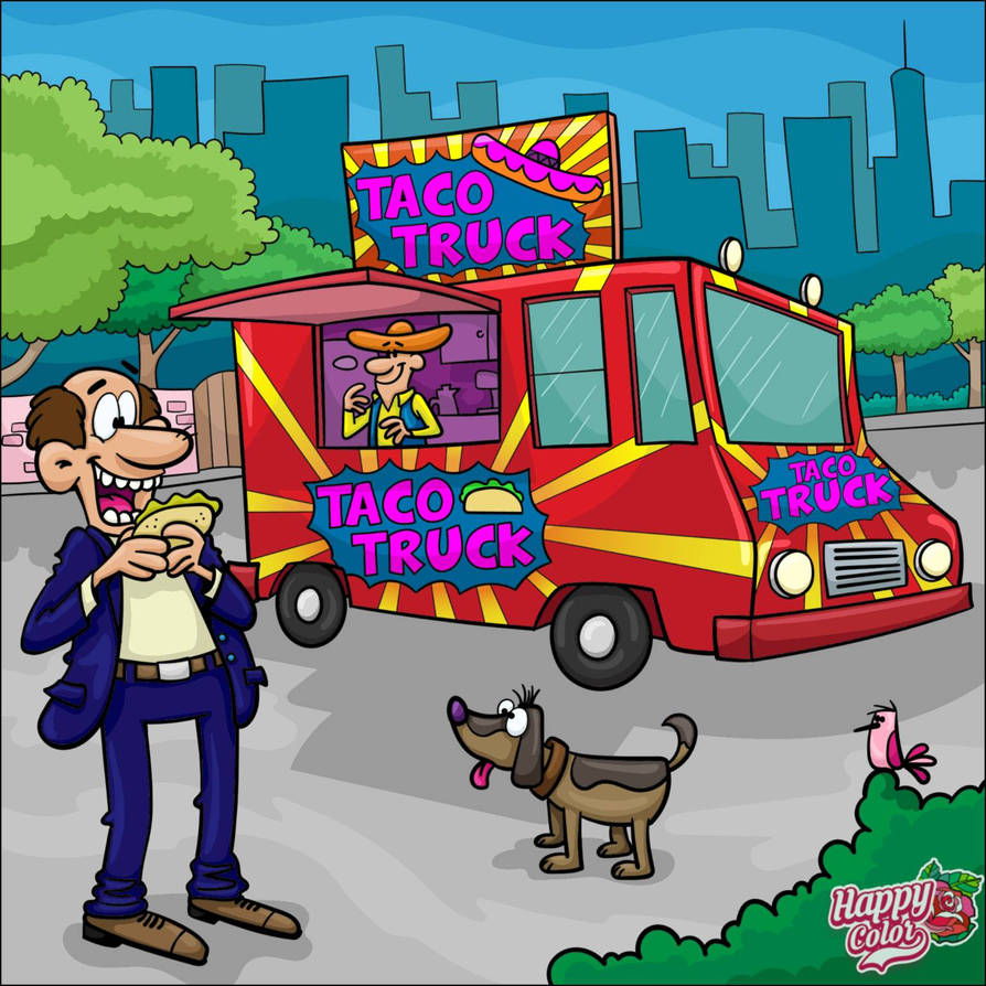 Cartoon Taco Truck By Spider1m On DeviantArt cartoon-taco-truck-by-spider1m-on-deviantart