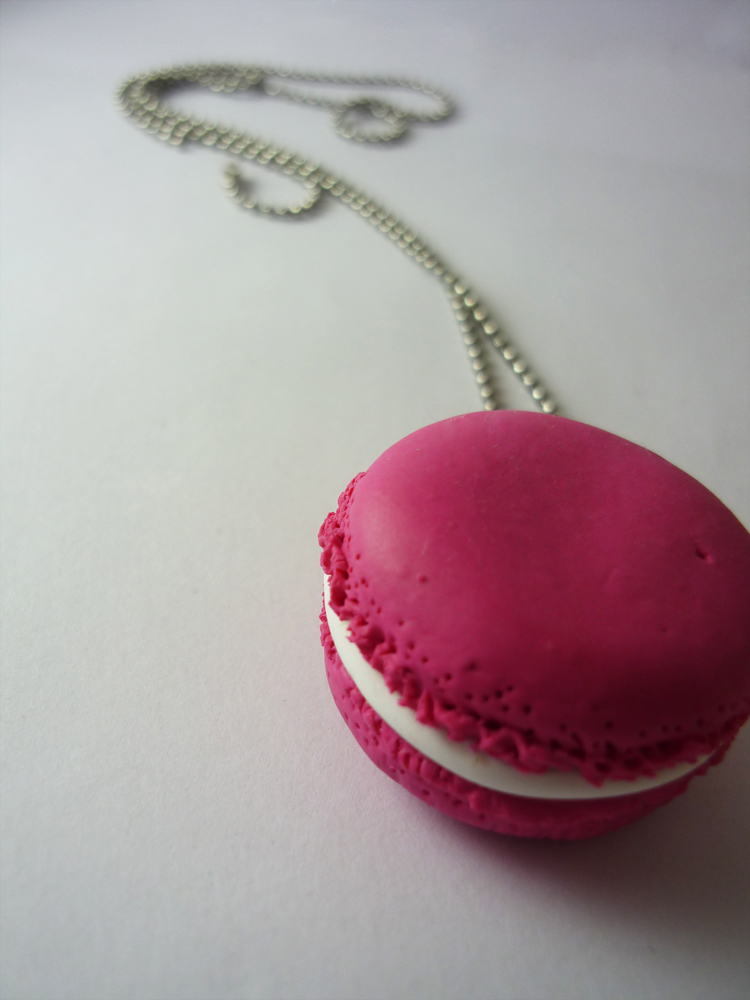 Pink french macaron