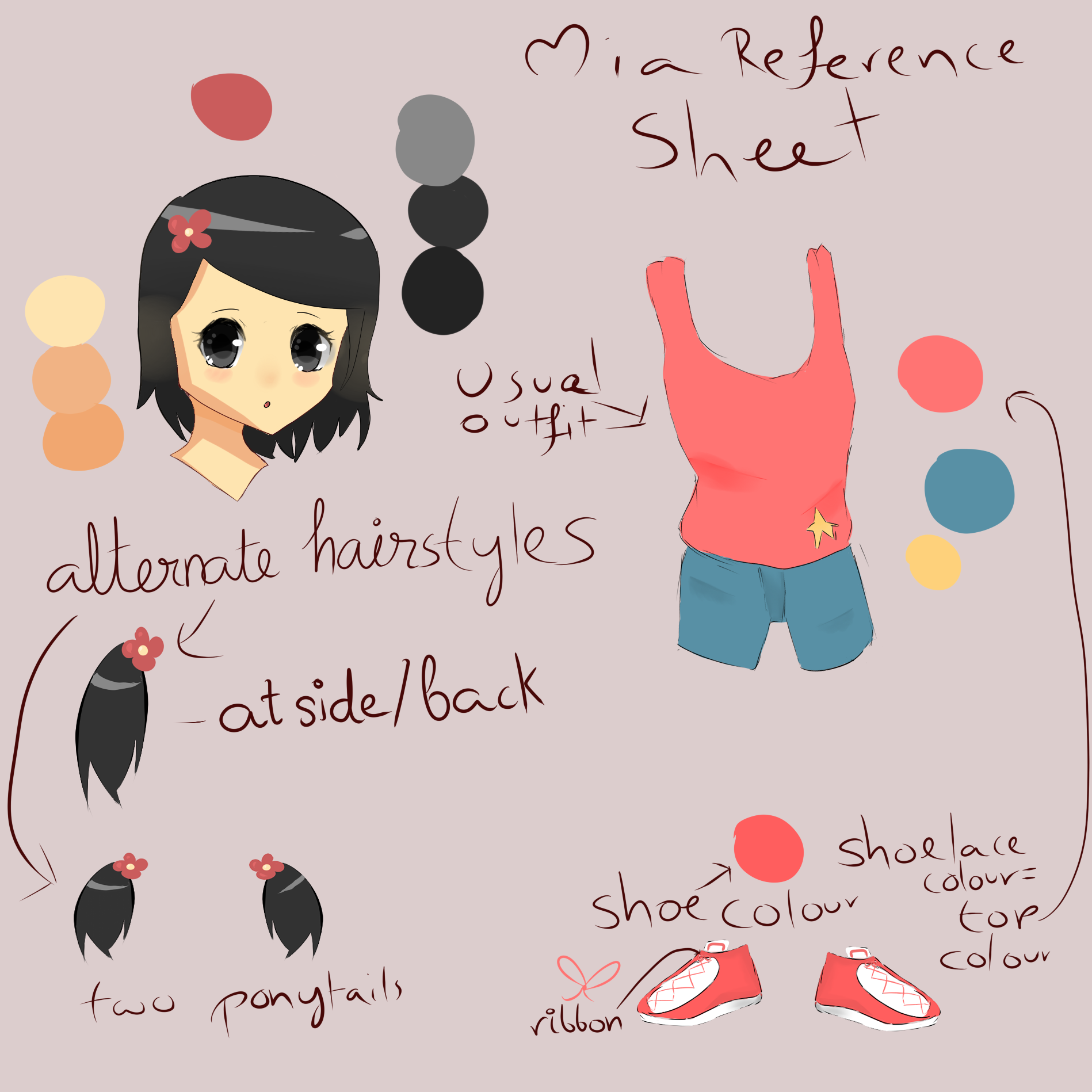 Mia reference sheet