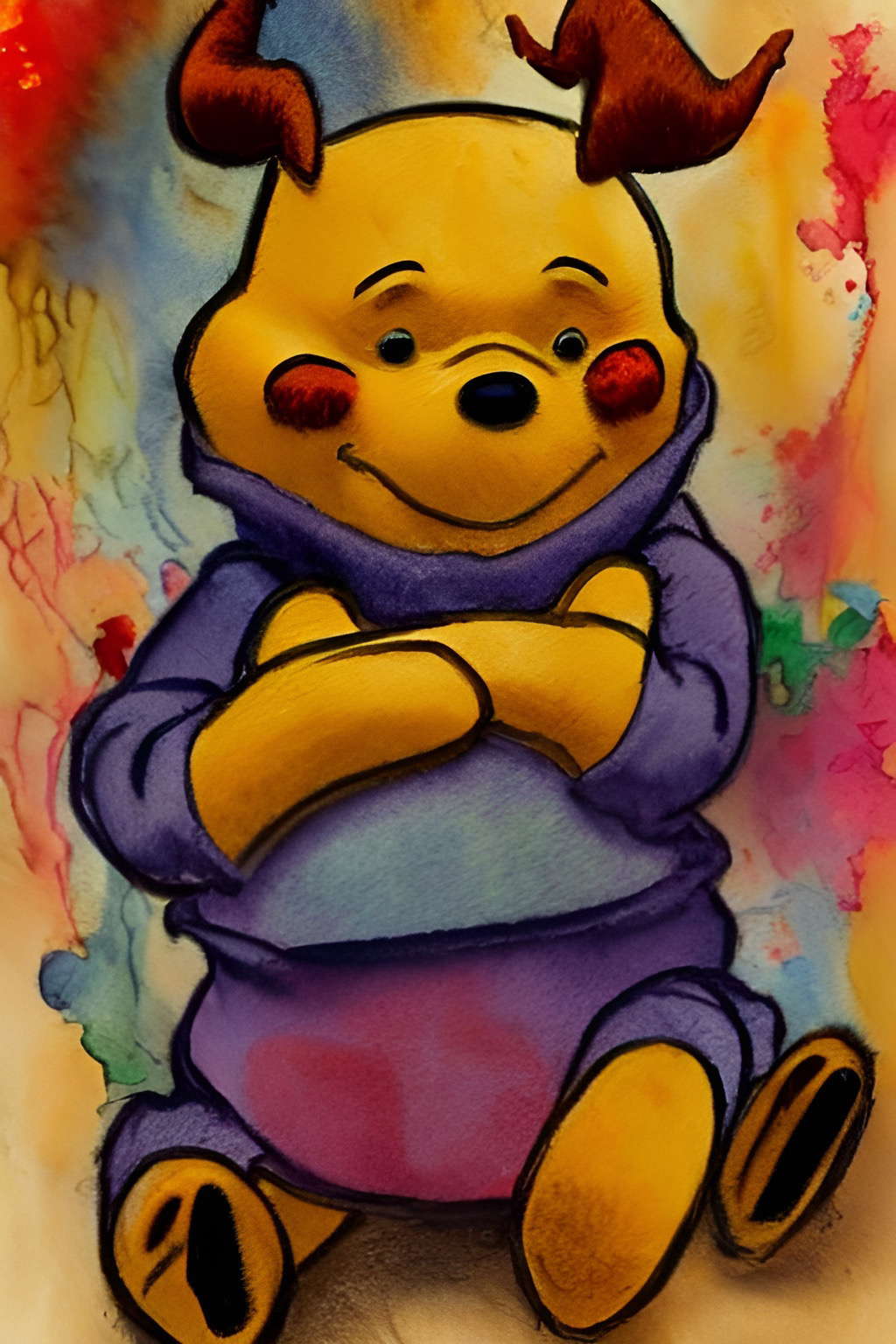 Demonic Pooh by SourVikings on DeviantArt