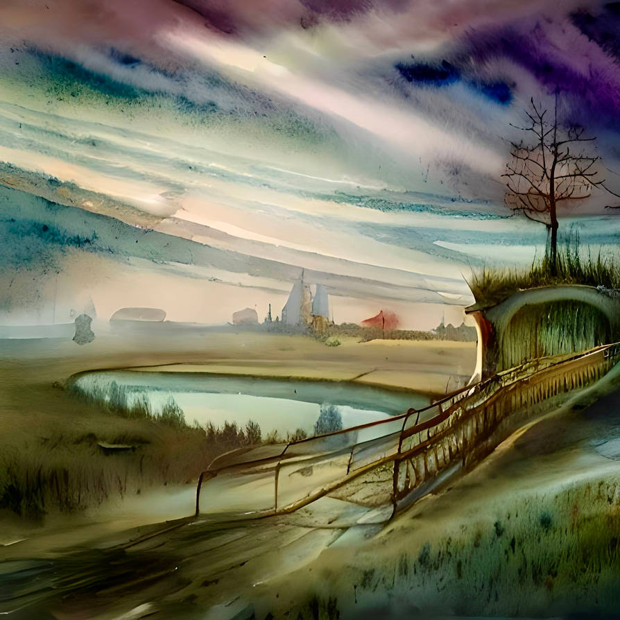 Watercolor Pond by SourVikings on DeviantArt