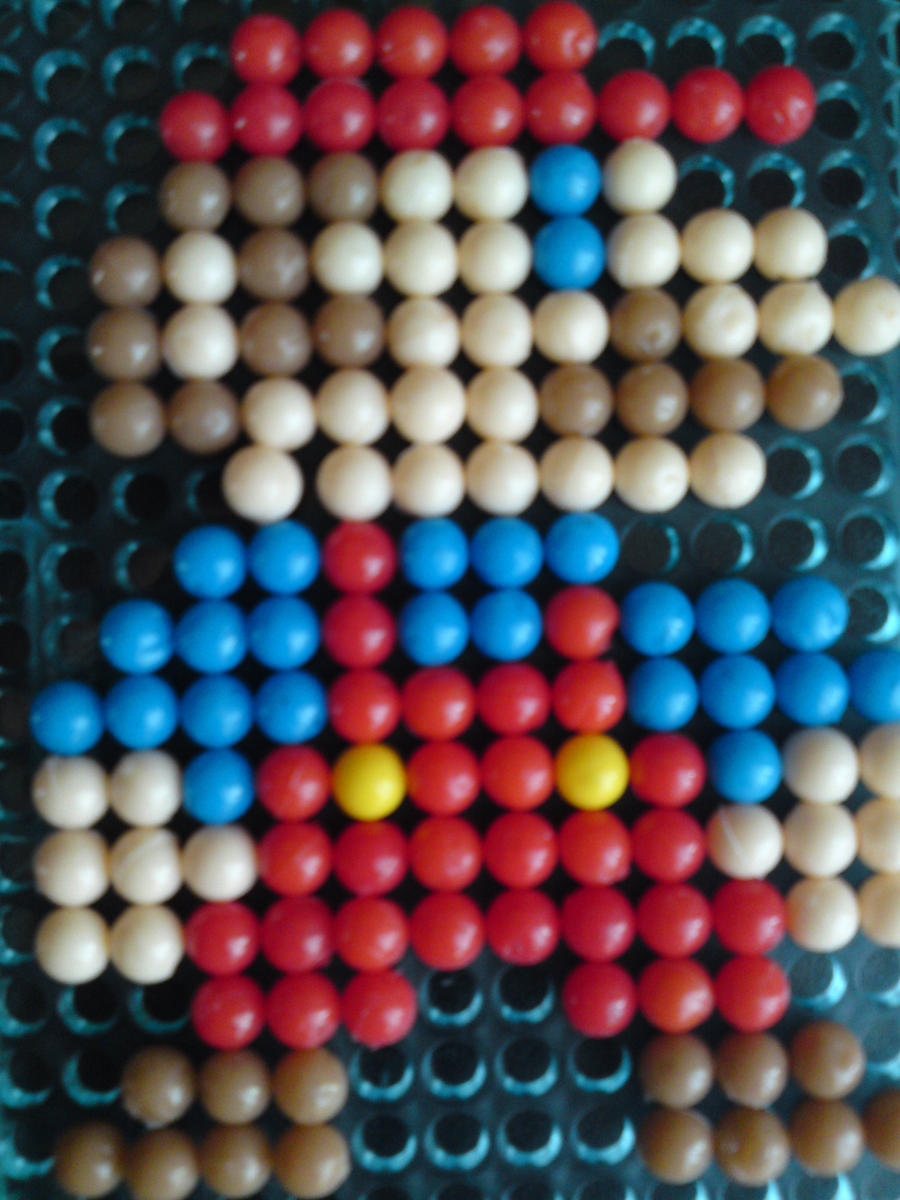 Mario Aqua Beads by hinn888 on DeviantArt