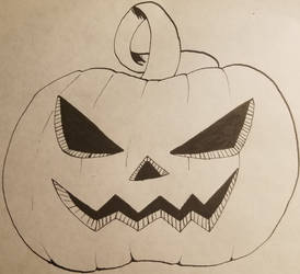 Inktober: day 1 - Pumpkin