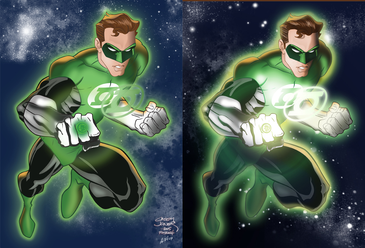 Green Lantern - Side x Side