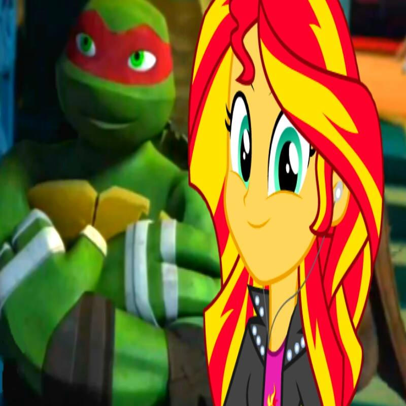 RaphxSunset Shimmer 3 by NinjaTurtleFangirl on DeviantArt