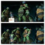 Leo and Raph hug