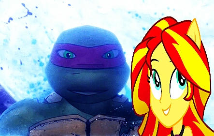 Sunset Shimmer and Raph by NinjaTurtleFangirl on DeviantArt