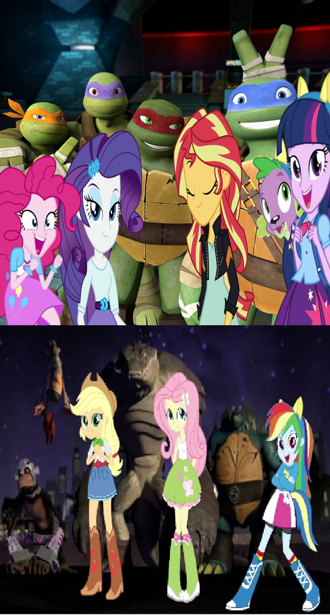 TMNT and MLPEG Crossover by NinjaTurtleFangirl on DeviantArt