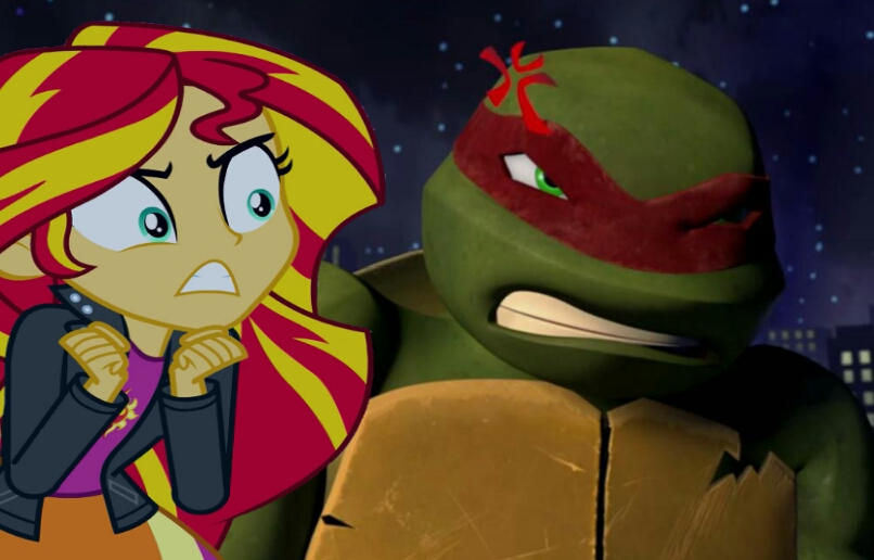 Raph and Sunset Shimmer having Anger Issues by NinjaTurtleFangirl on ...