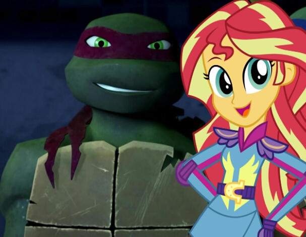 Raph x Sunset Shimmer by NinjaTurtleFangirl on DeviantArt