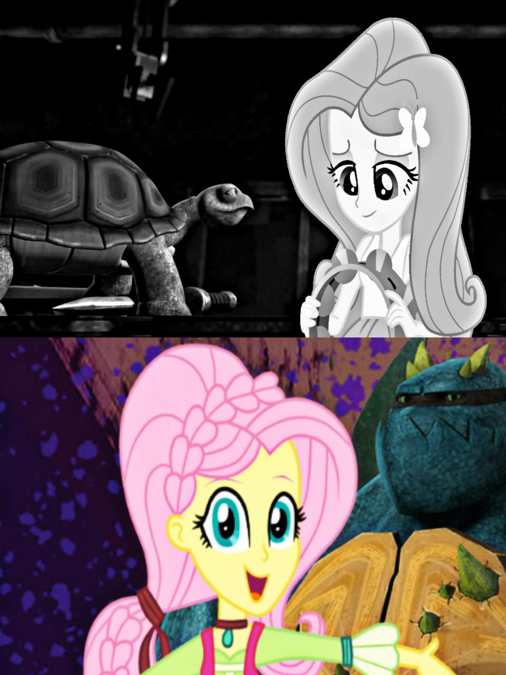 Tmnt Mlp TMNT/MLP: The Past and the Present by NinjaTurtleFangirl on DeviantArt