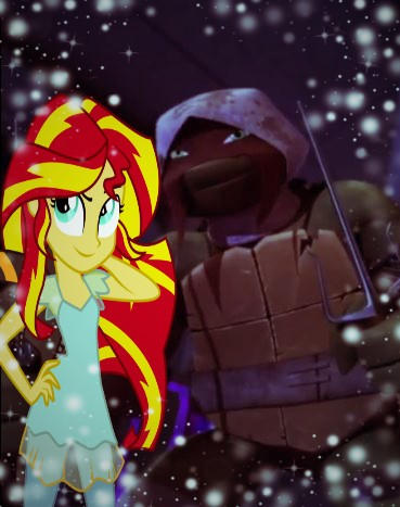 Raph and Sunset Shimmer by NinjaTurtleFangirl on DeviantArt