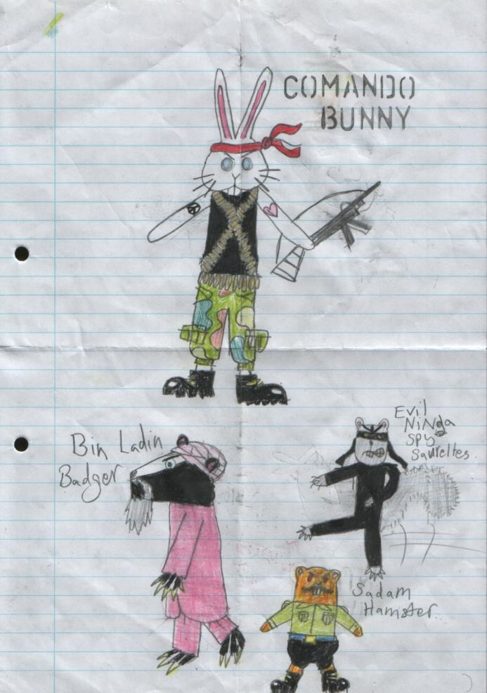 Comando bunny by Matchbox-disaster on DeviantArt