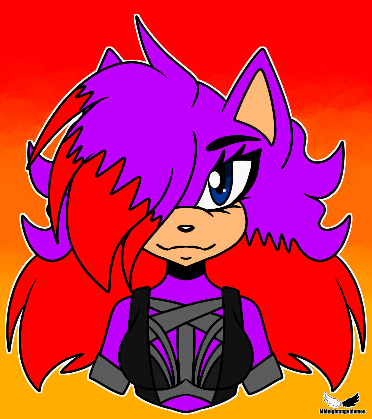 PFP Midnight The Wolf by Midnightangeldemon on DeviantArt