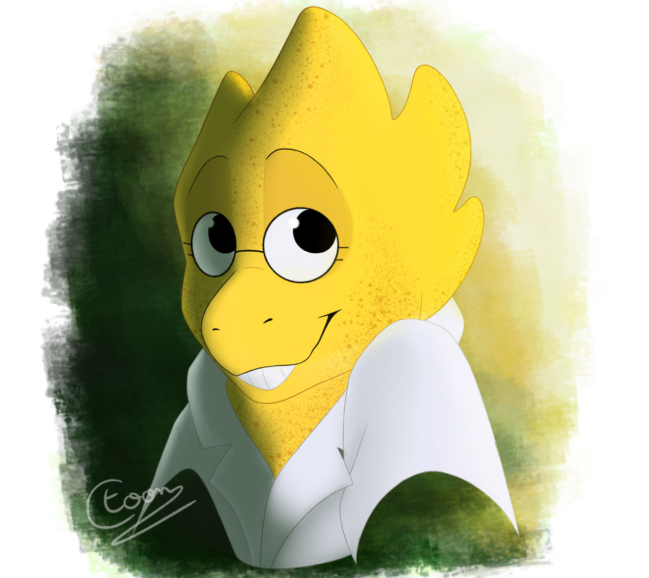 Alphys fanart by Comictoon on DeviantArt