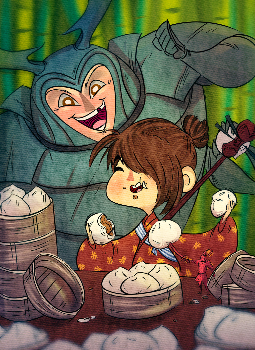 Eat All the Steam Buns!!! by dancedancehappyfeet
