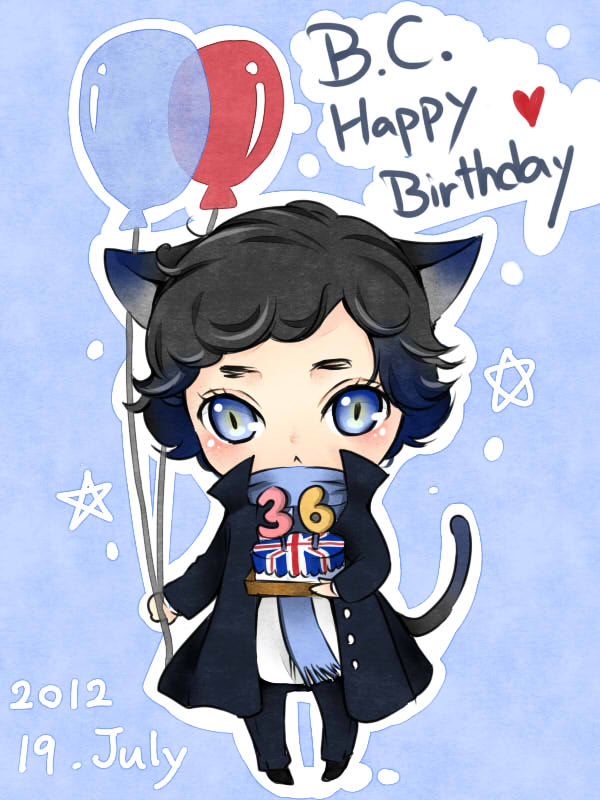 SHERLOCK CAT~Happy Birthday Benedict~