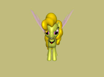 3D Pony Adagio Dazzle by kasumaky
