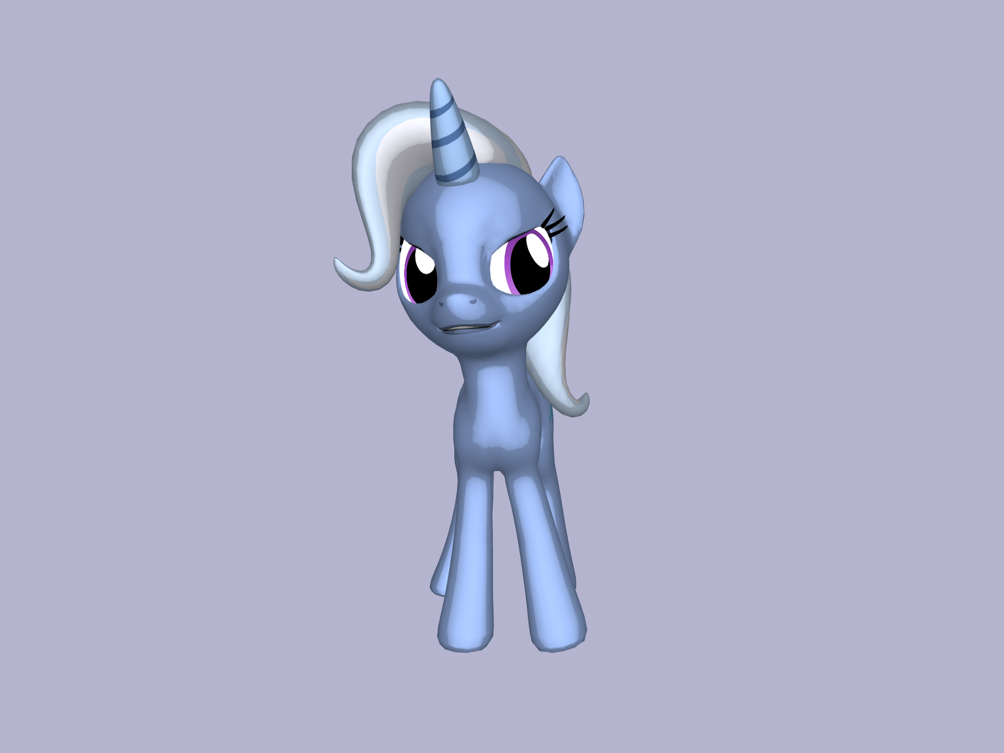 3D Pony Trixie Lulamon by kasumaky on DeviantArt