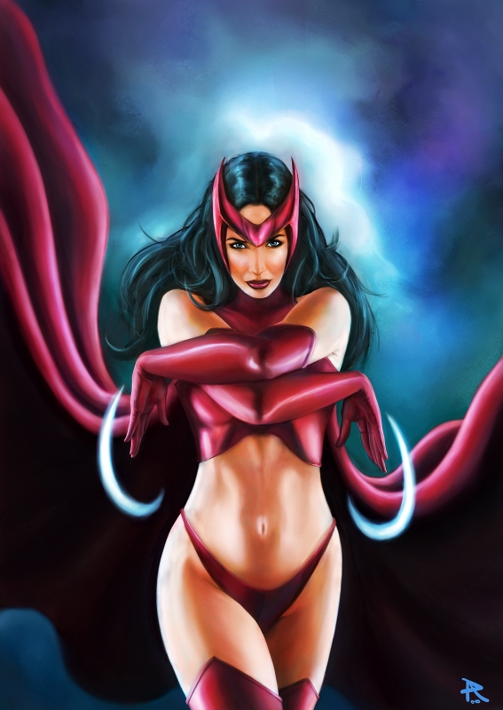 Scarlet Witch by MarceloSilvaArt on DeviantArt