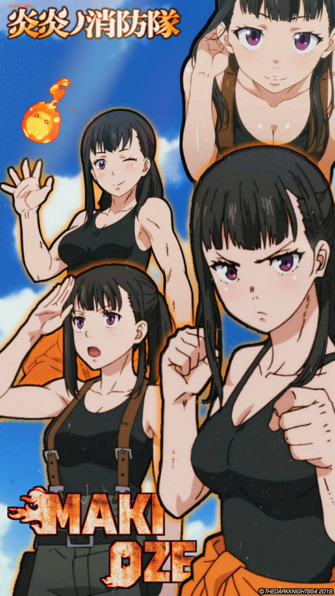 Fire Force Maki Oze Mobile Wallpaper By TheDarkKnight954 On DeviantArt fire-force-maki-oze-mobile-wallpaper-by-thedarkknight954-on-deviantart