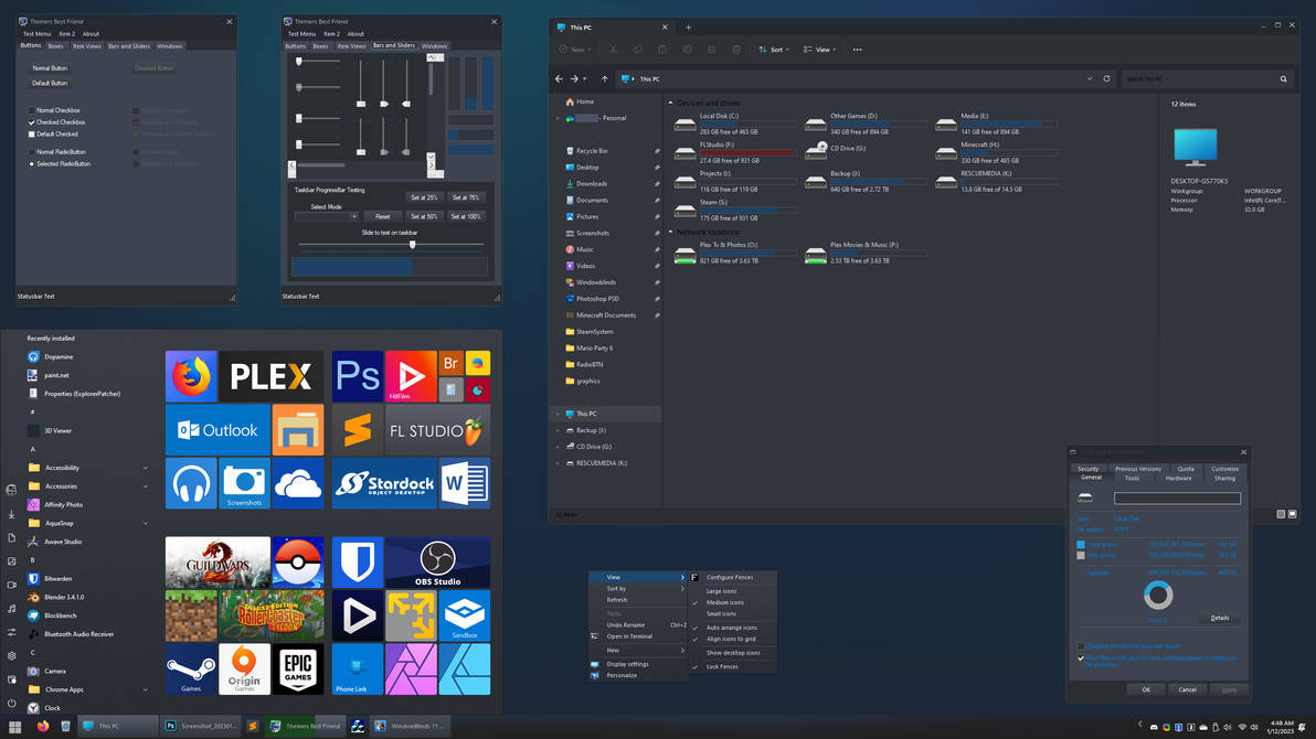 Steam Windowblinds11 Theme Preview 4) by SimplexDesignss on DeviantArt