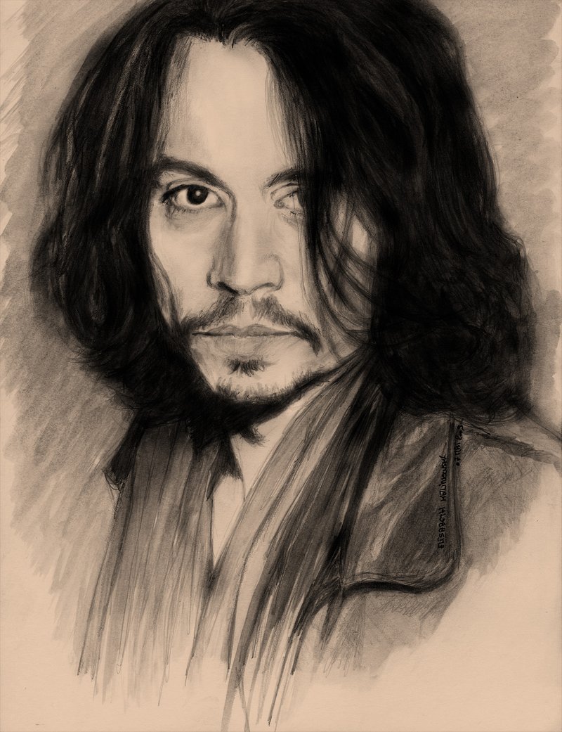 Johnny Depp - pensil an ink