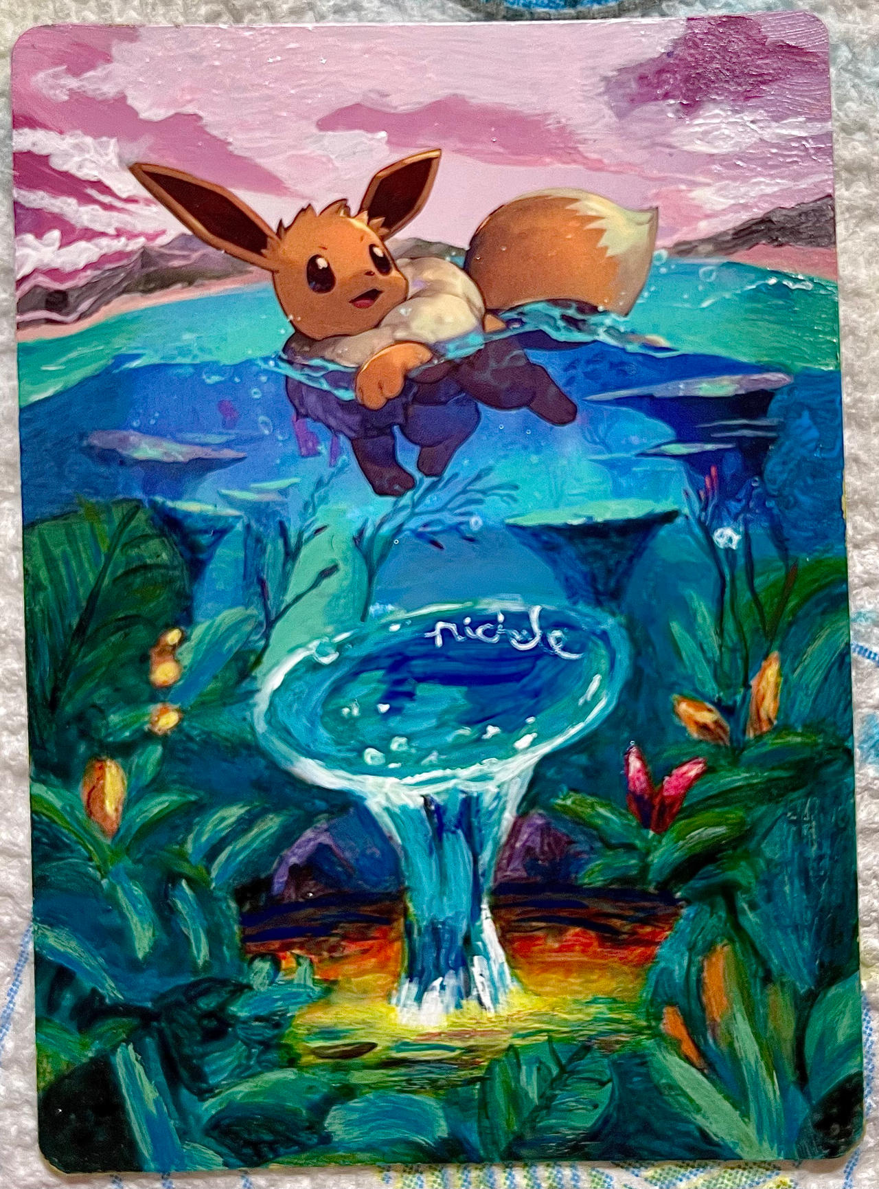 Eevee Pokemon Card by Soulcin on DeviantArt Eevee Pokemon Card by Soulcin on DeviantArt
