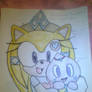 Princess Crystal with her Chao Snowball
