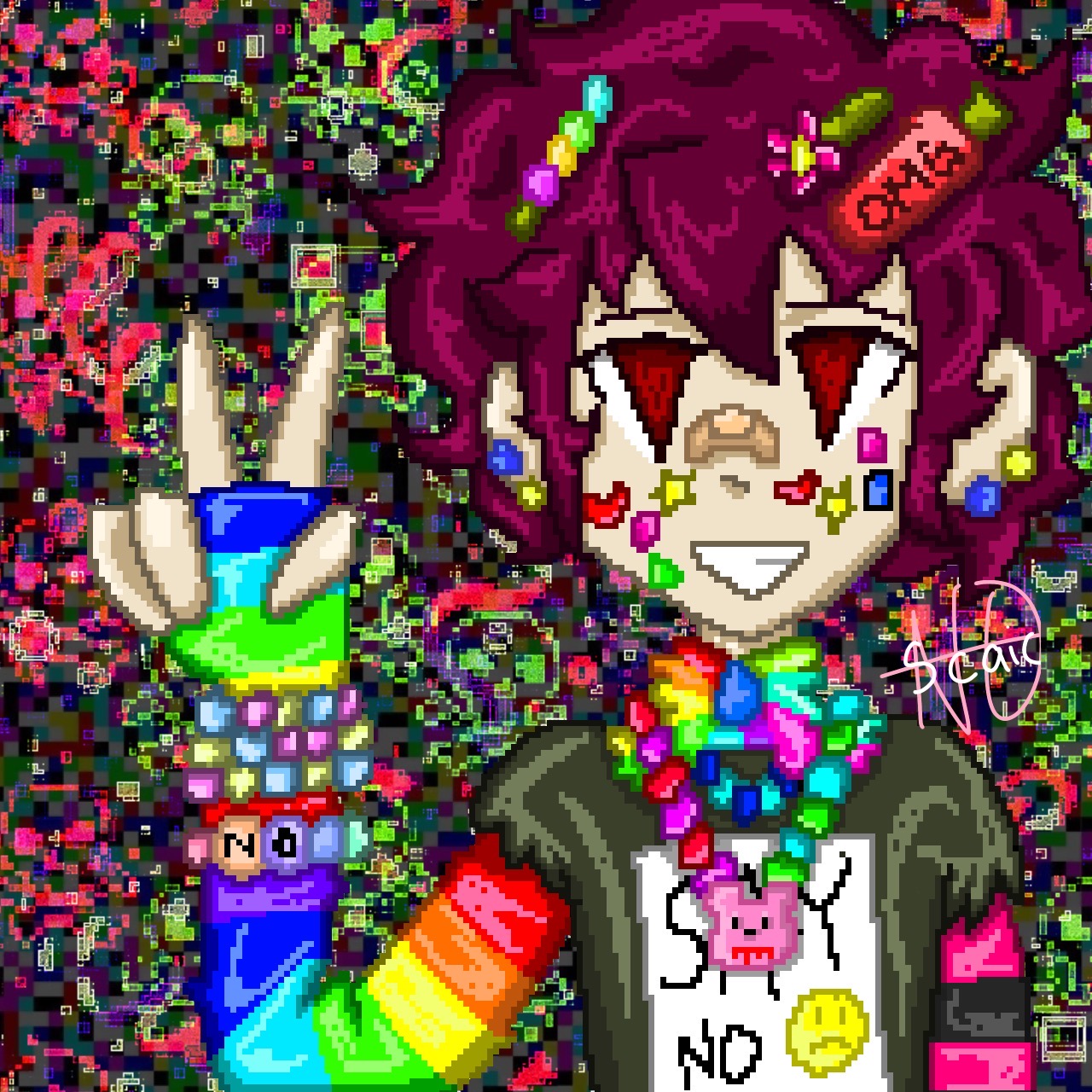 Pixels Deviantart pixel art drawing by ScAic on DeviantArt