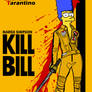 Marge Simpson in Kill Bill