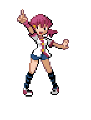 Pokemon Trainer Red Sprite ( Girl Version ) by KERMITHH on DeviantArt