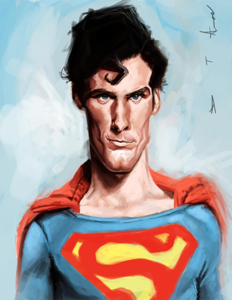 Christopher Reeve - Superman by DevonneAmos on DeviantArt