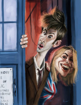 The Doctor and Rose Tyler - Dr. Who