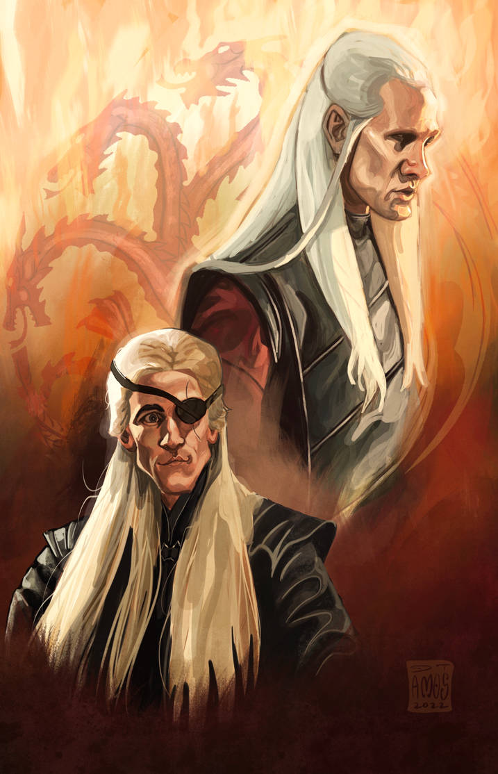 Daemon and Aemond Targaryen by DevonneAmos on DeviantArt