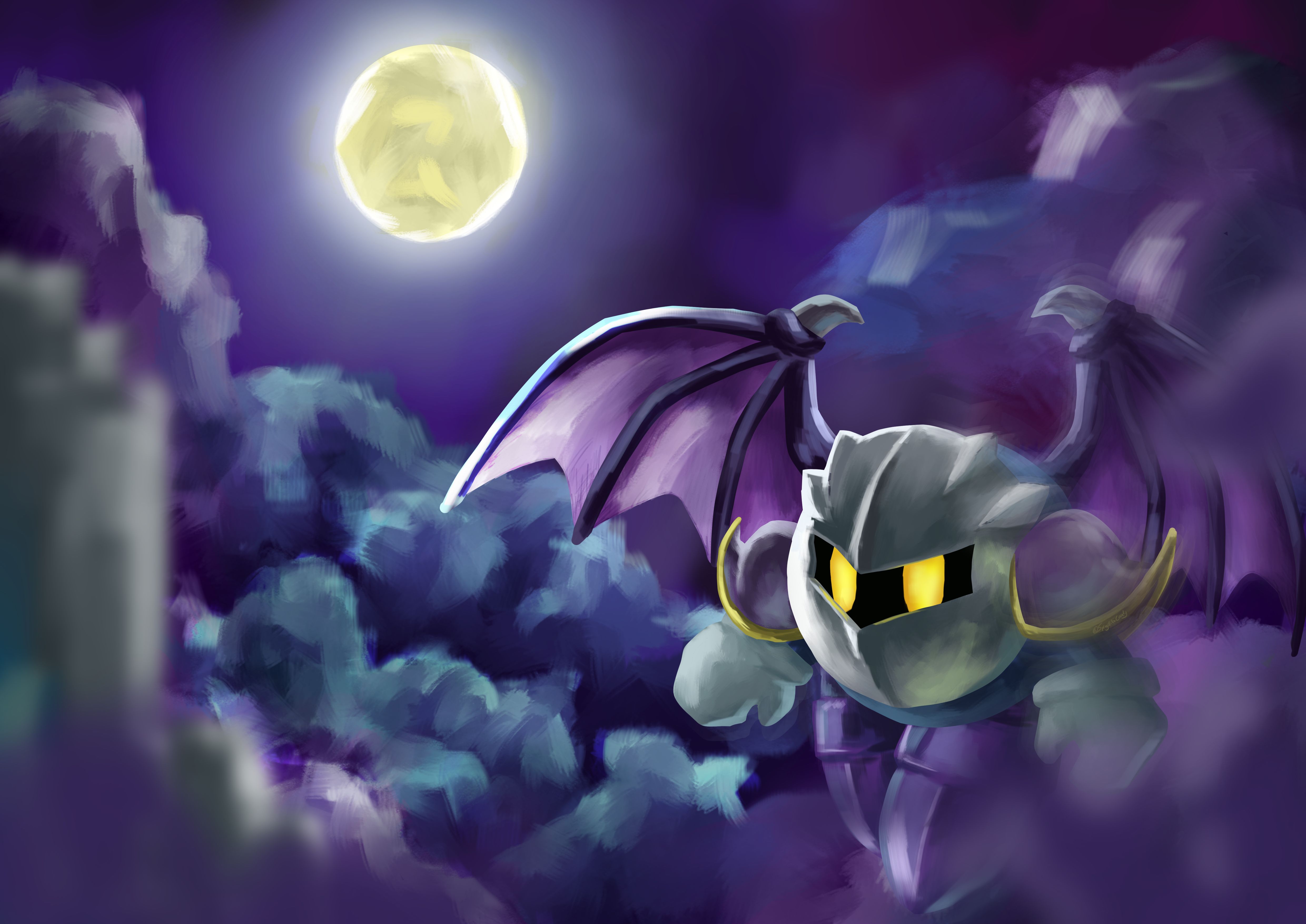 Meta Knight Graphics Meta Knight night by SprigatitoCandy on DeviantArt