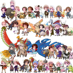 Hetalia Pokemon by billyandbean