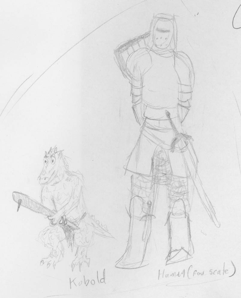 Kobold And Knight by VireDragon on DeviantArt