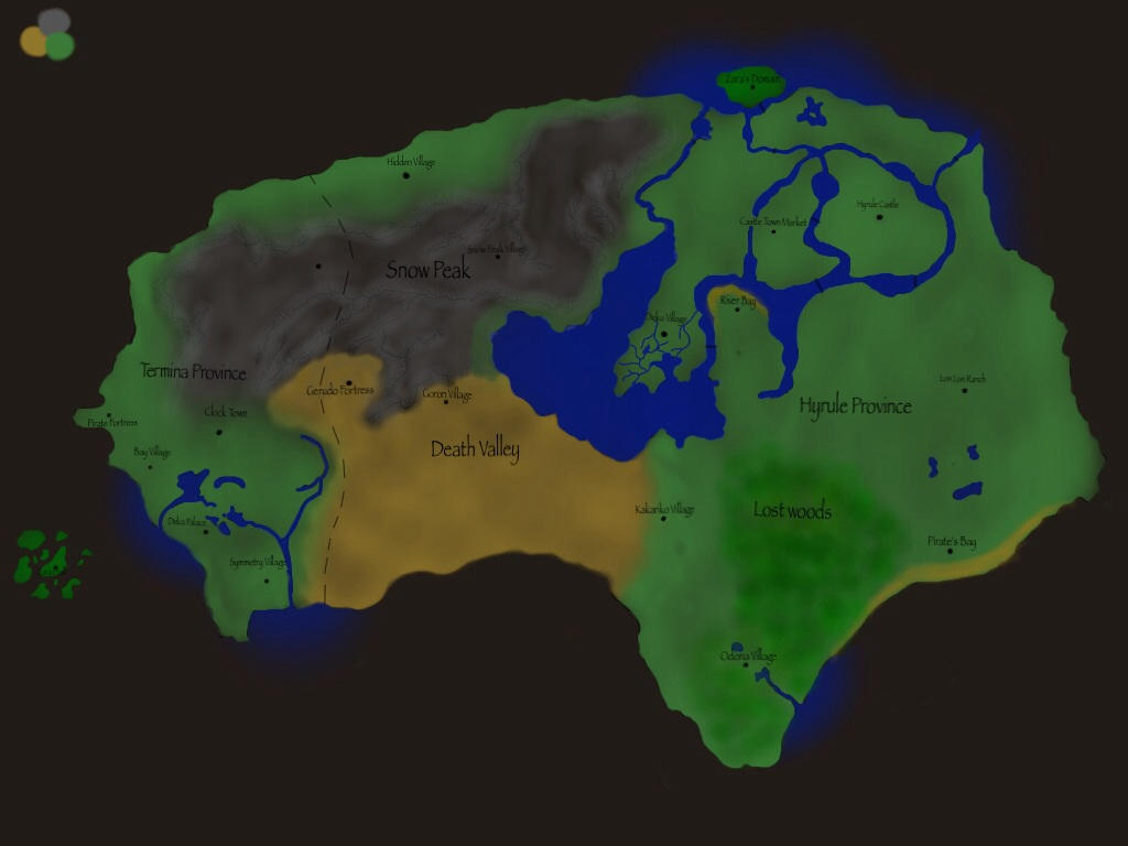 Hyrule-Termina map by MidevalGirl on DeviantArt
