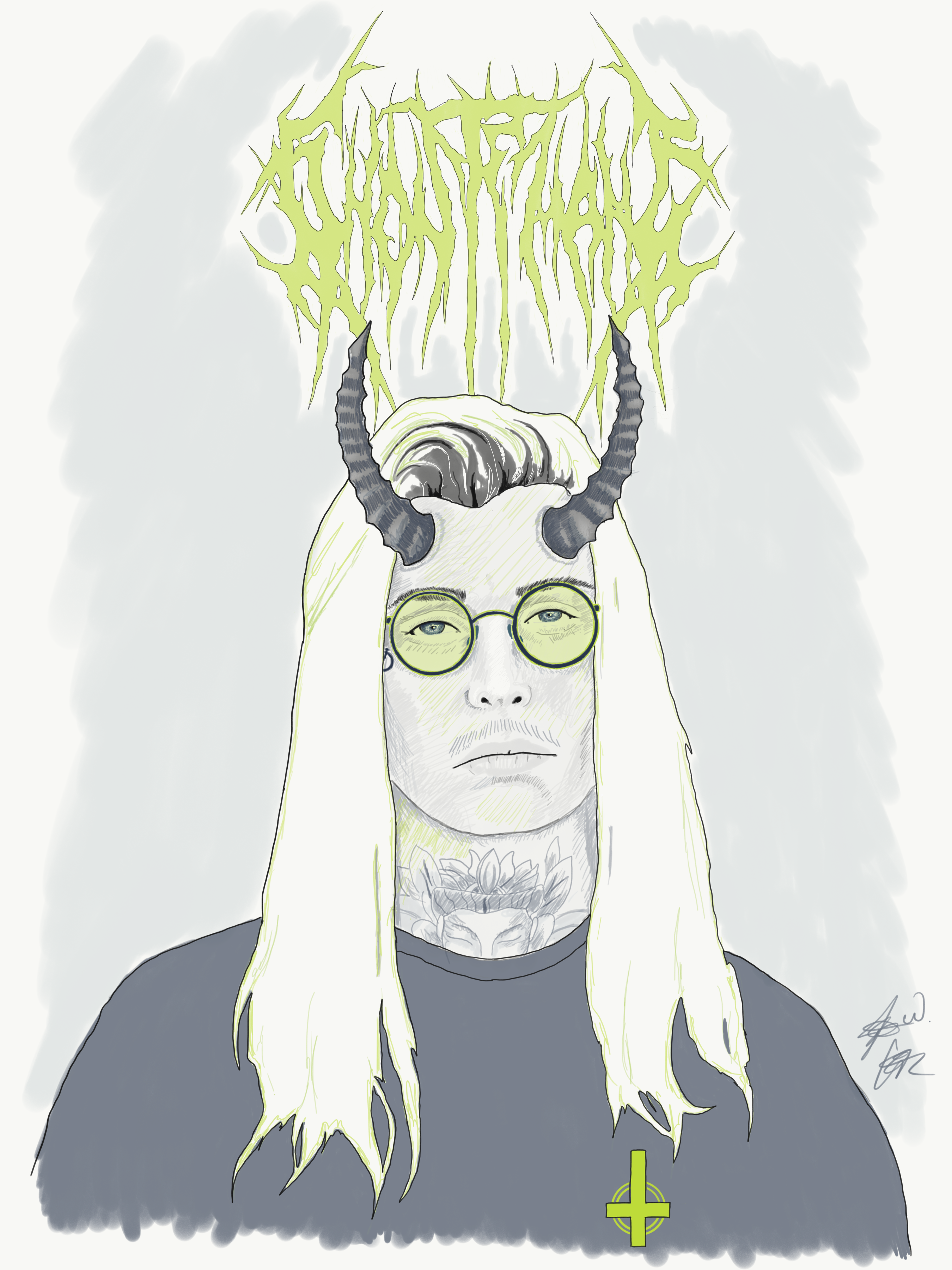 pics Ghostemane Cartoon Drawings ghostemane by j catron on deviantart