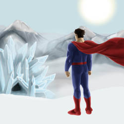 Painting test 2: Krypton's last son.