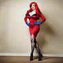 Crossdressed as Jessica Rabbit