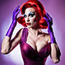 Crossdressed as Jessica Rabbit 125