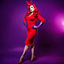 Crossdressed as Jessica Rabbit 43