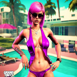 Justin a gta vice city bikini girl 