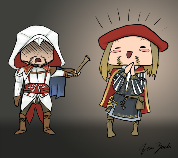 Chibi Ezio-Leo: codex page