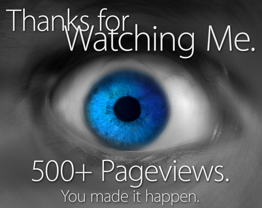 Thanks for watching - 500+