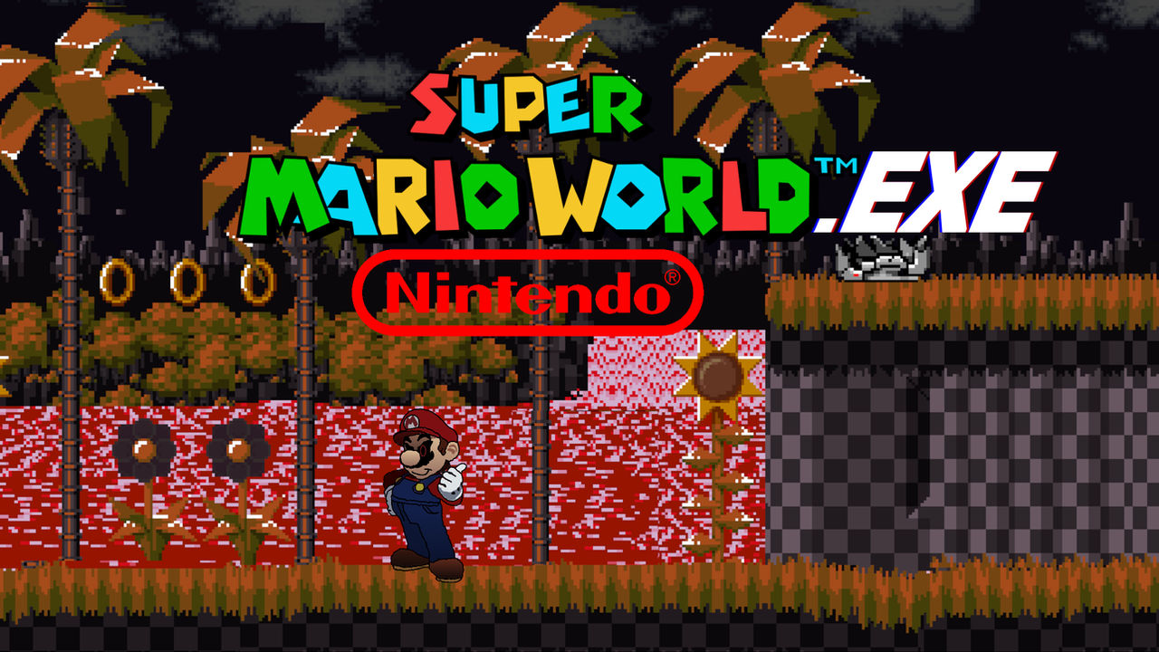Exe Mario Box Super Mario World.EXE Exetior Mario by KidUKRAINE2025 on DeviantArt