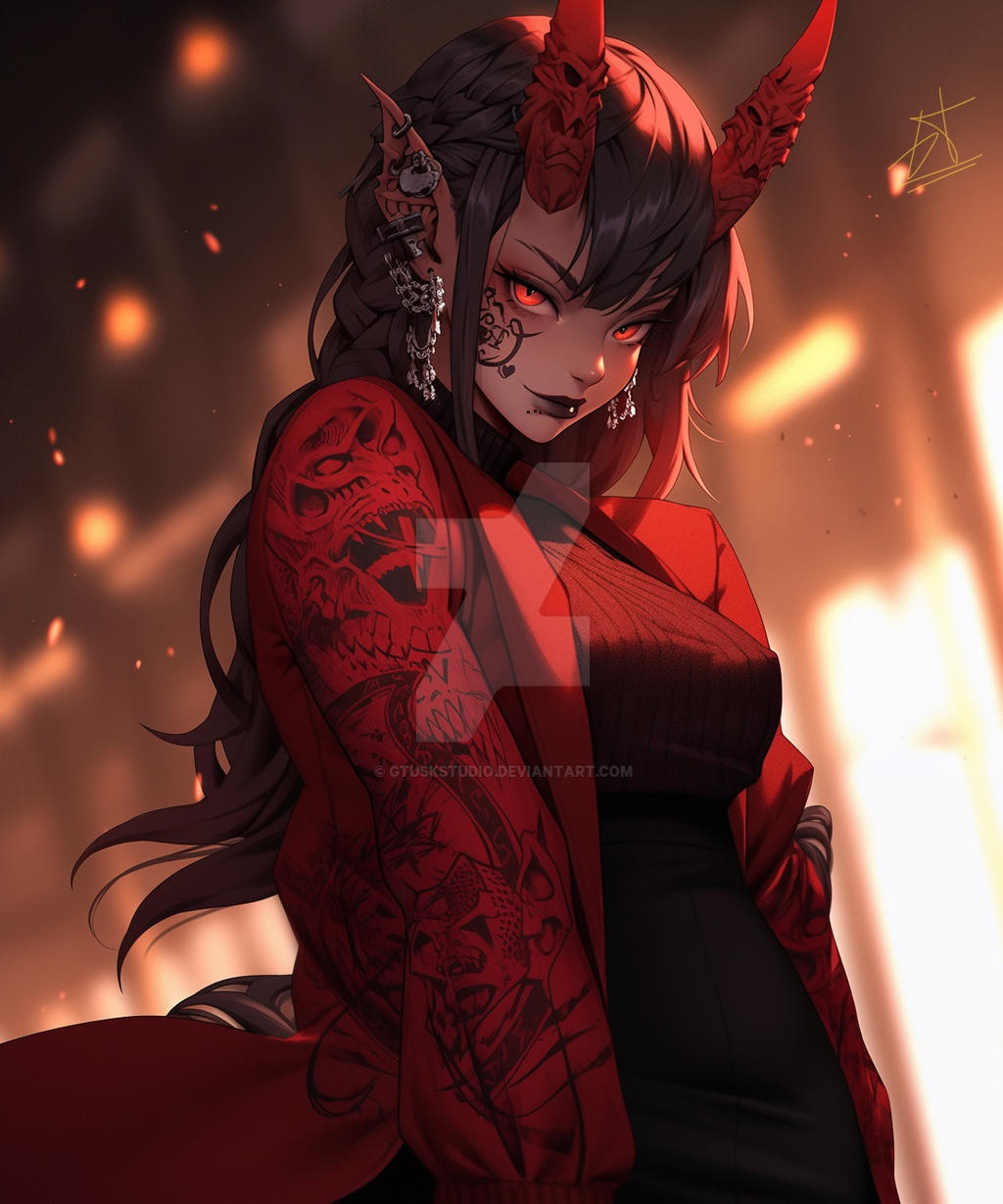 Demonic Week Red Devil Sin - Demonic Concepts Week by GtuskStudio on DeviantArt