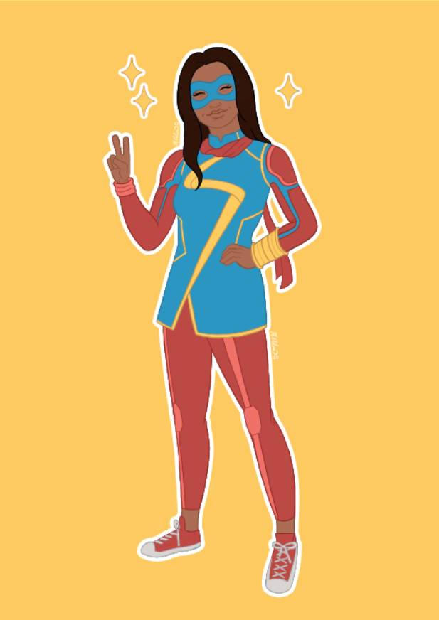Ms Marvel by ManicVagabond on DeviantArt